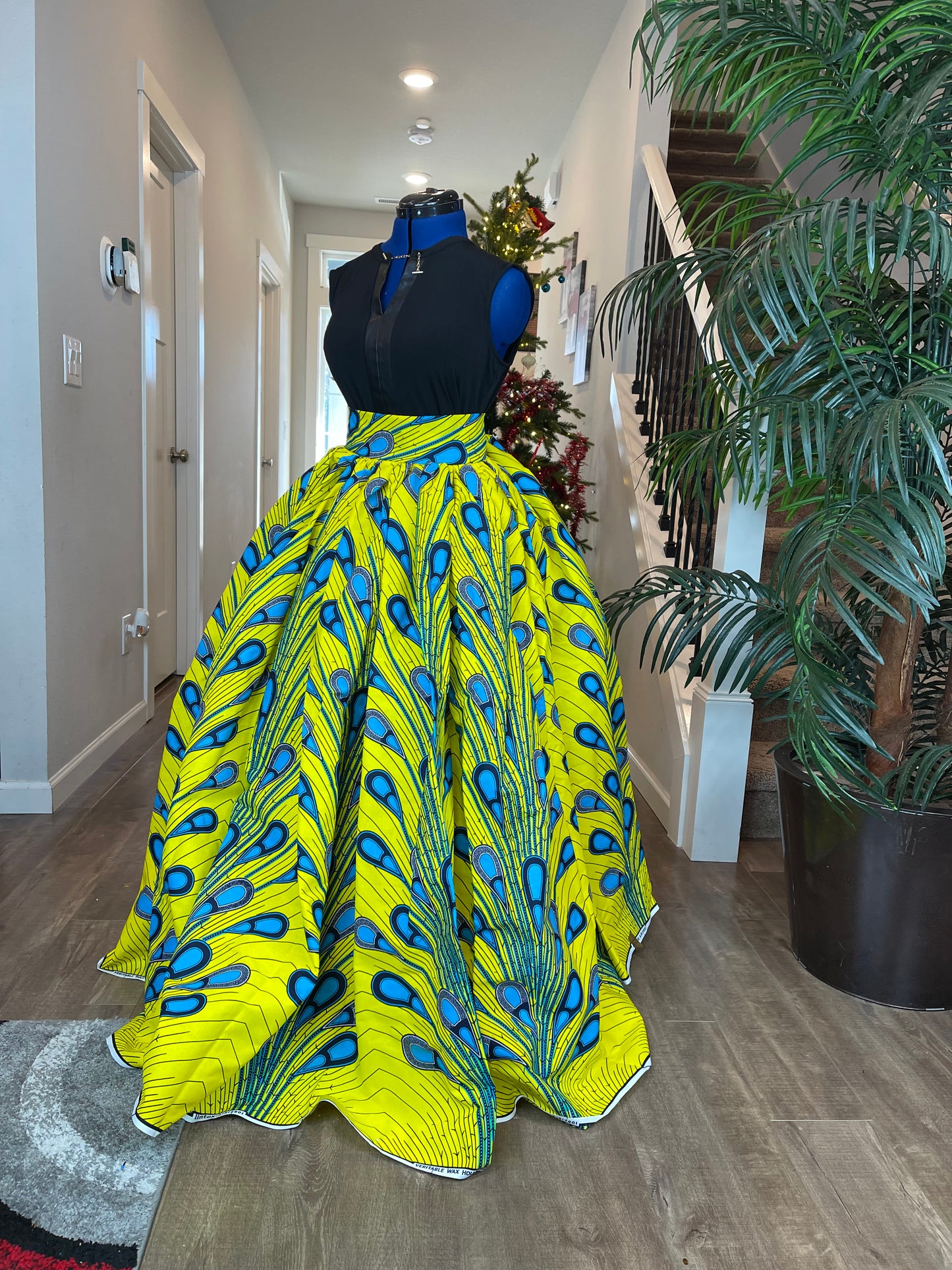 African Skirt/Ankara Skirt/African Clothing/VA31