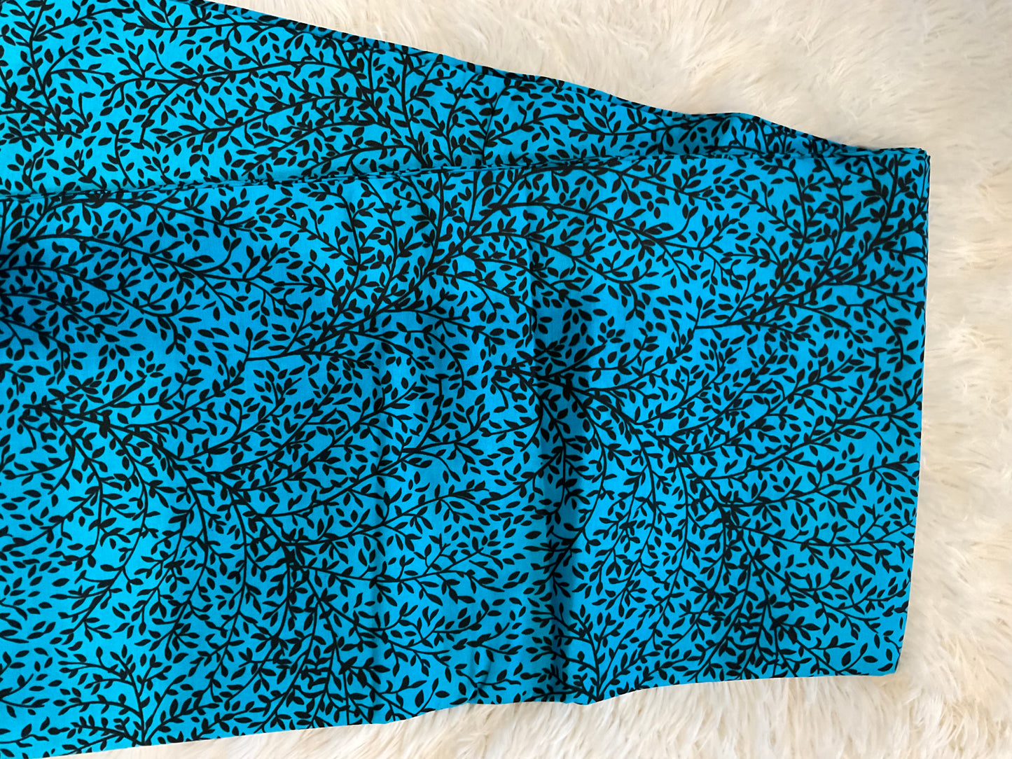 African fabric/Ankara fabric/ Danshiki/Danshiki fabric/African print/Ankara fabric for dress/ African textile for crafts/African print for sewing/KM127/Blue and black african fabric