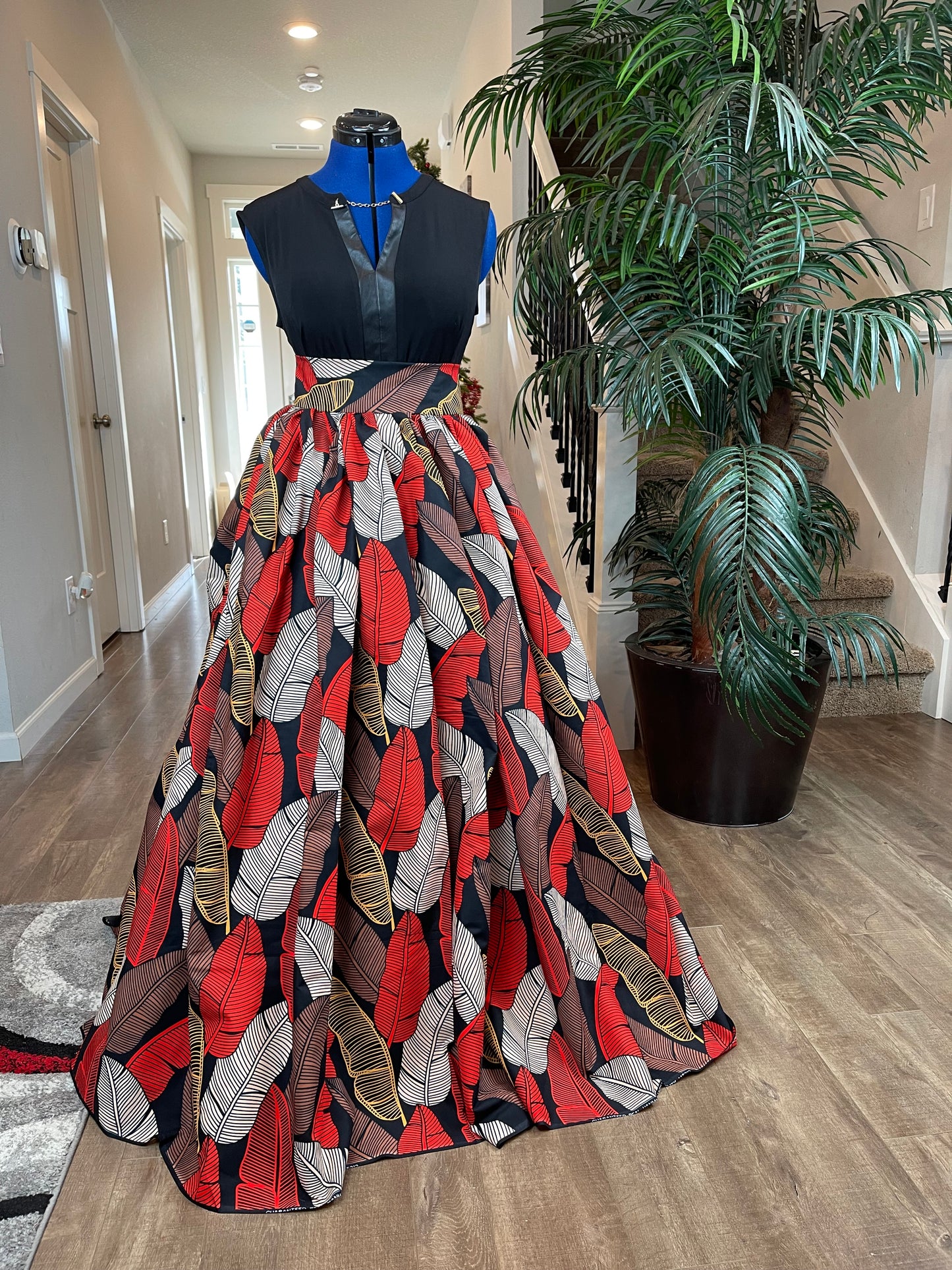 African Clothing/African Skirt/Ankara Skirt/VA28
