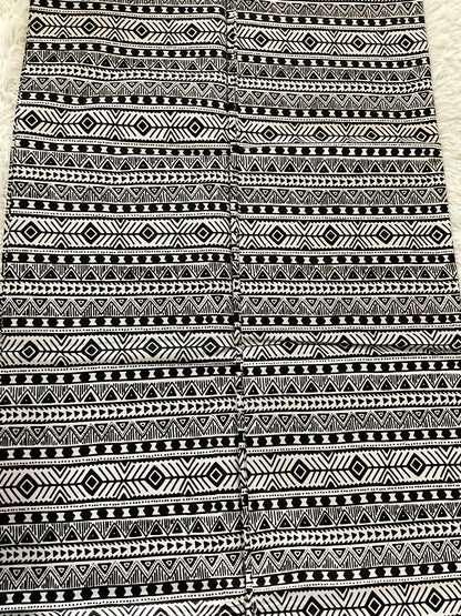 African fabric/Ankara fabric/ Danshiki/Danshiki fabric/African print/Ankara fabric for dress/ Black and White African Fabric