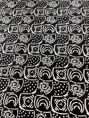 African fabric/Ankara fabric/ Danshiki/Danshiki fabric/African print/Ankara fabric for dress/ African textile for crafts/African print for sewing/KM10/African fabric by the yard/African fabric store/Black and white ankara fabric