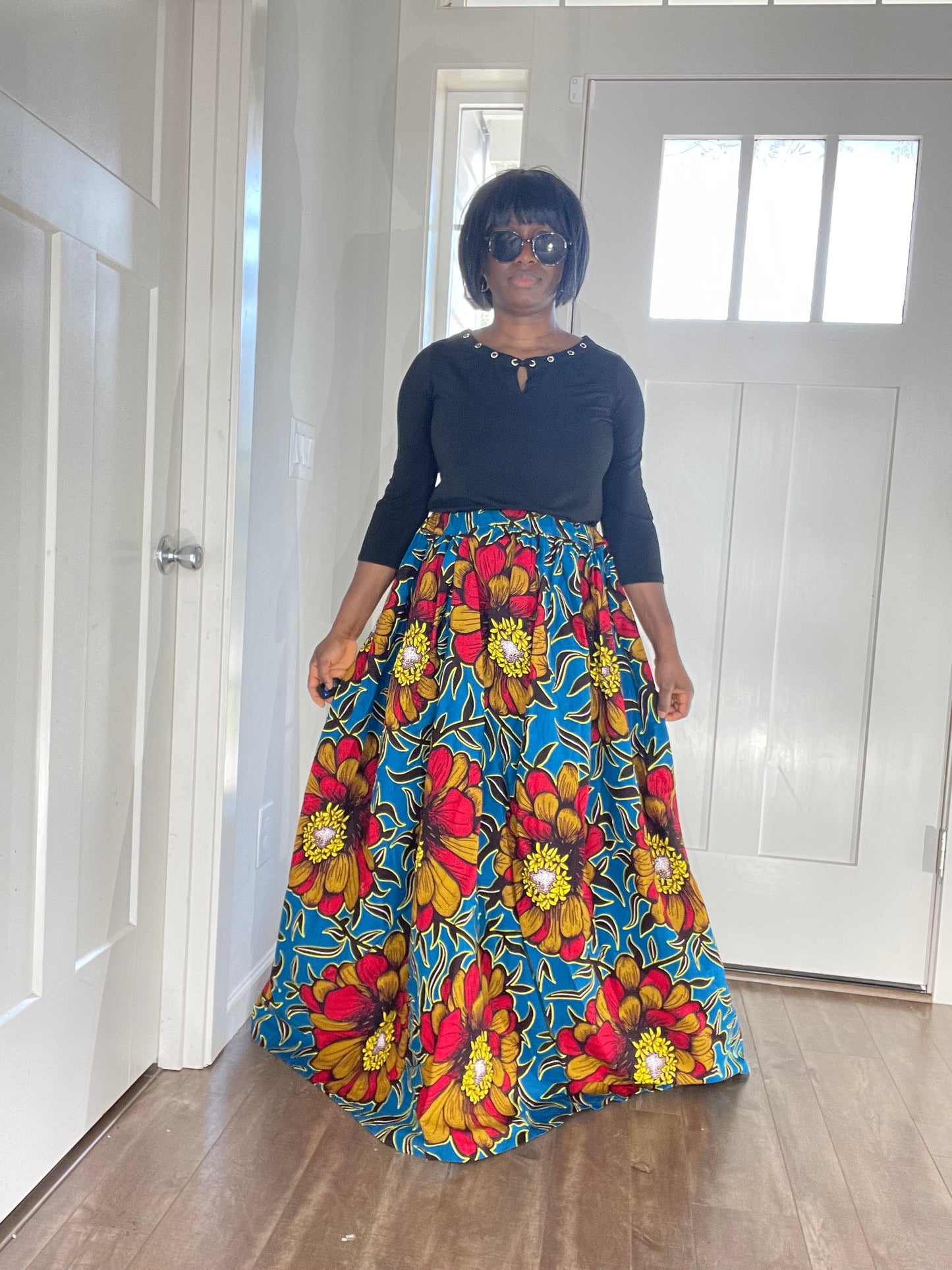 African Women Skirt/Ankara Skirt/African Print Skirt/VA7
