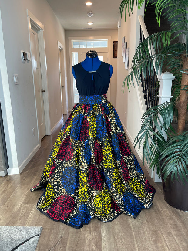 African Skirt/Ankara Skirt/African Clothing For Women/Plus Size Skirt