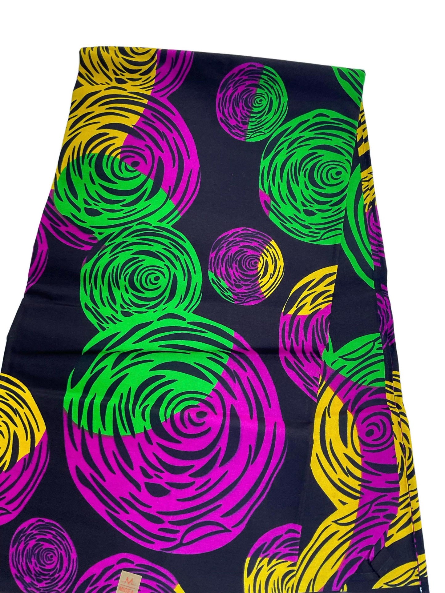 African fabric/Ankara fabric/Wax Print/Mud cloth Fabric/African Print/Kente/Blue,Red and Yellow Ankara.