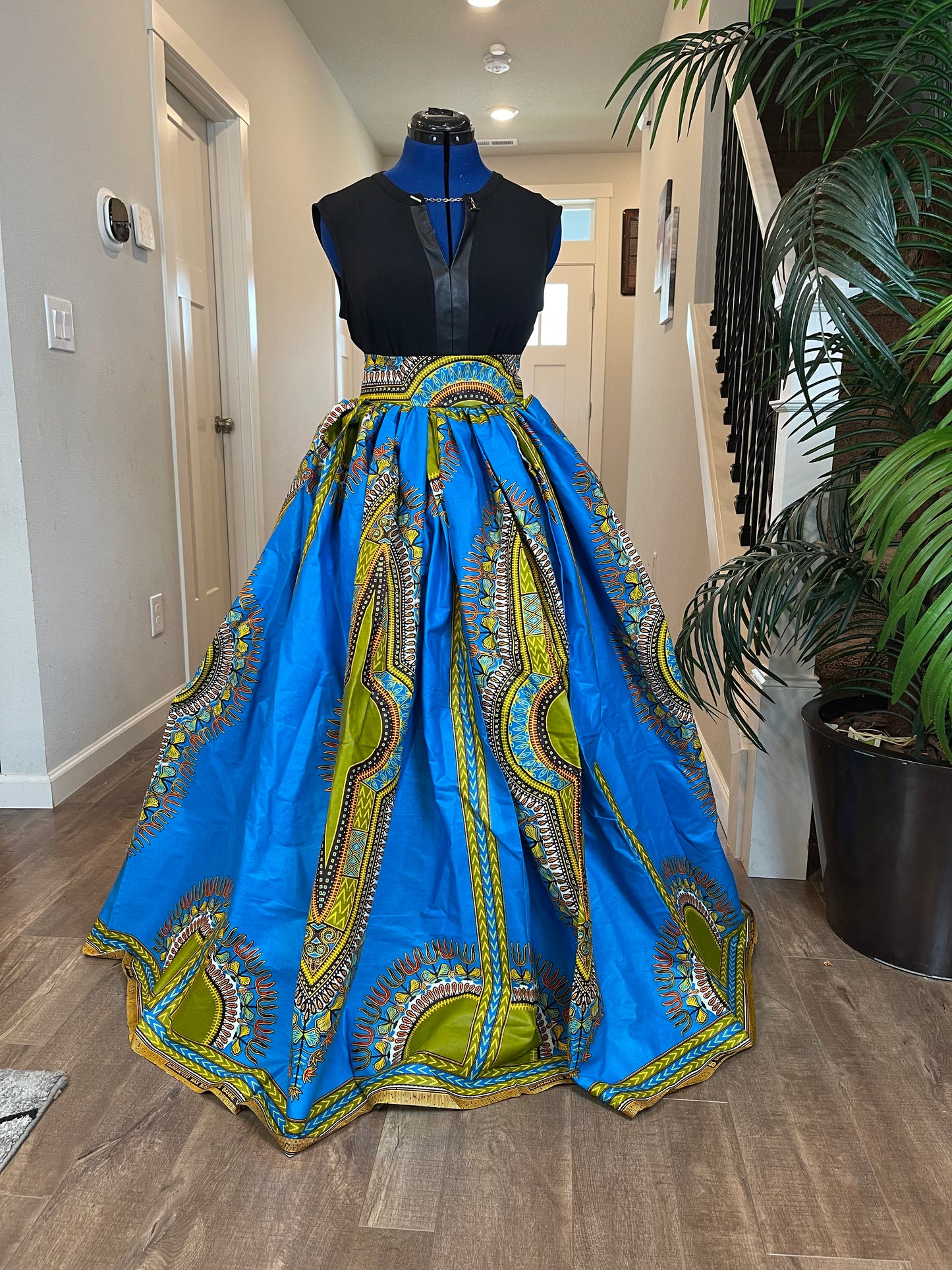 African Skirt/Ankara Skirt/Plus Size Skirt/African Print Skirt/VA9