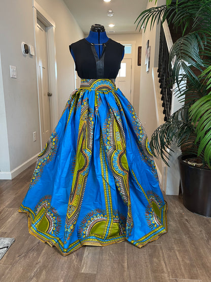 African Skirt/Ankara Skirt/Plus Size Skirt/African Print Skirt/VA9