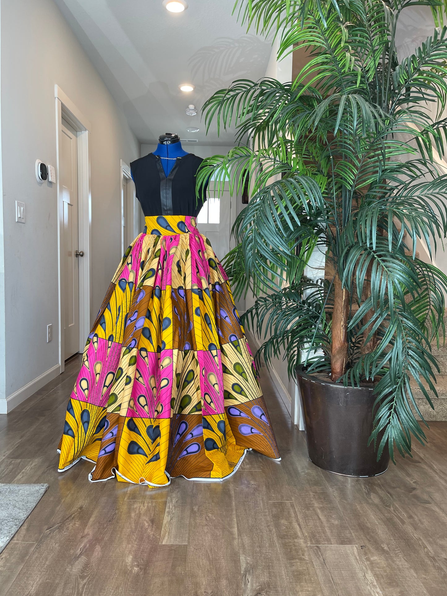 African Skirt/Ankara Skirt/African Clothing For Women/Plus Size Skirt