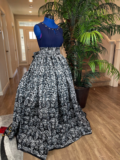 African Skirt/Ankara Skirt/African Clothing/VA30