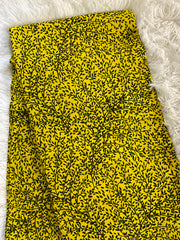 African fabric Ankara fabric/African wax print/Yellow and Black Fabric/African fabric by the yard/African fabric store/African fabric near me/African fabric wholesale/African fabric Designs