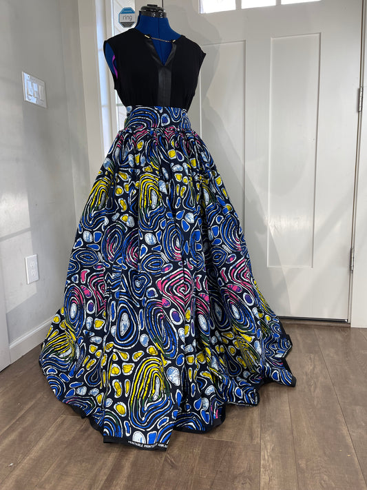 African print maxi skirt/African maxi skirt/Danshiki maxi skirt/African long skirt/Maxi skirt/