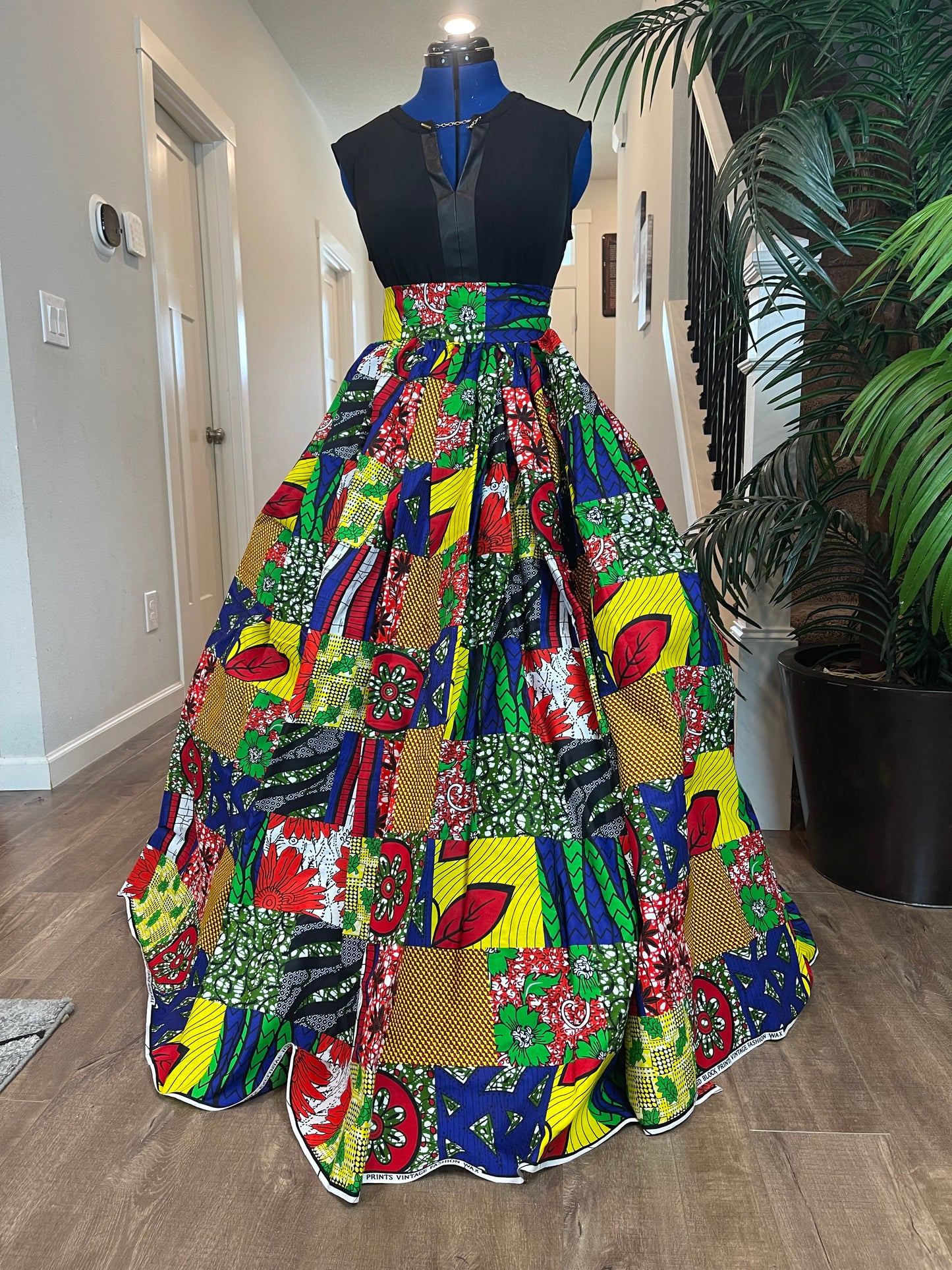 African Women Skirt/Ankara Skirt/Plus Size Skirt/VA11