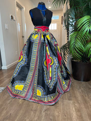 African Skirt/Ankara Skirt/Plus Size Skirt/African Print/JT2