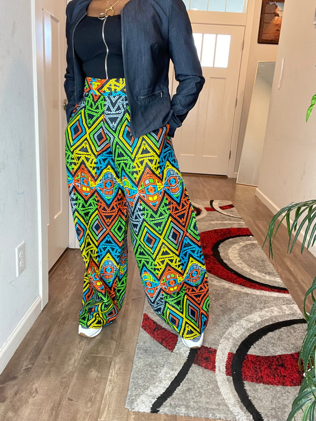 African Pant/Ankara Pant/Wide leg Pant