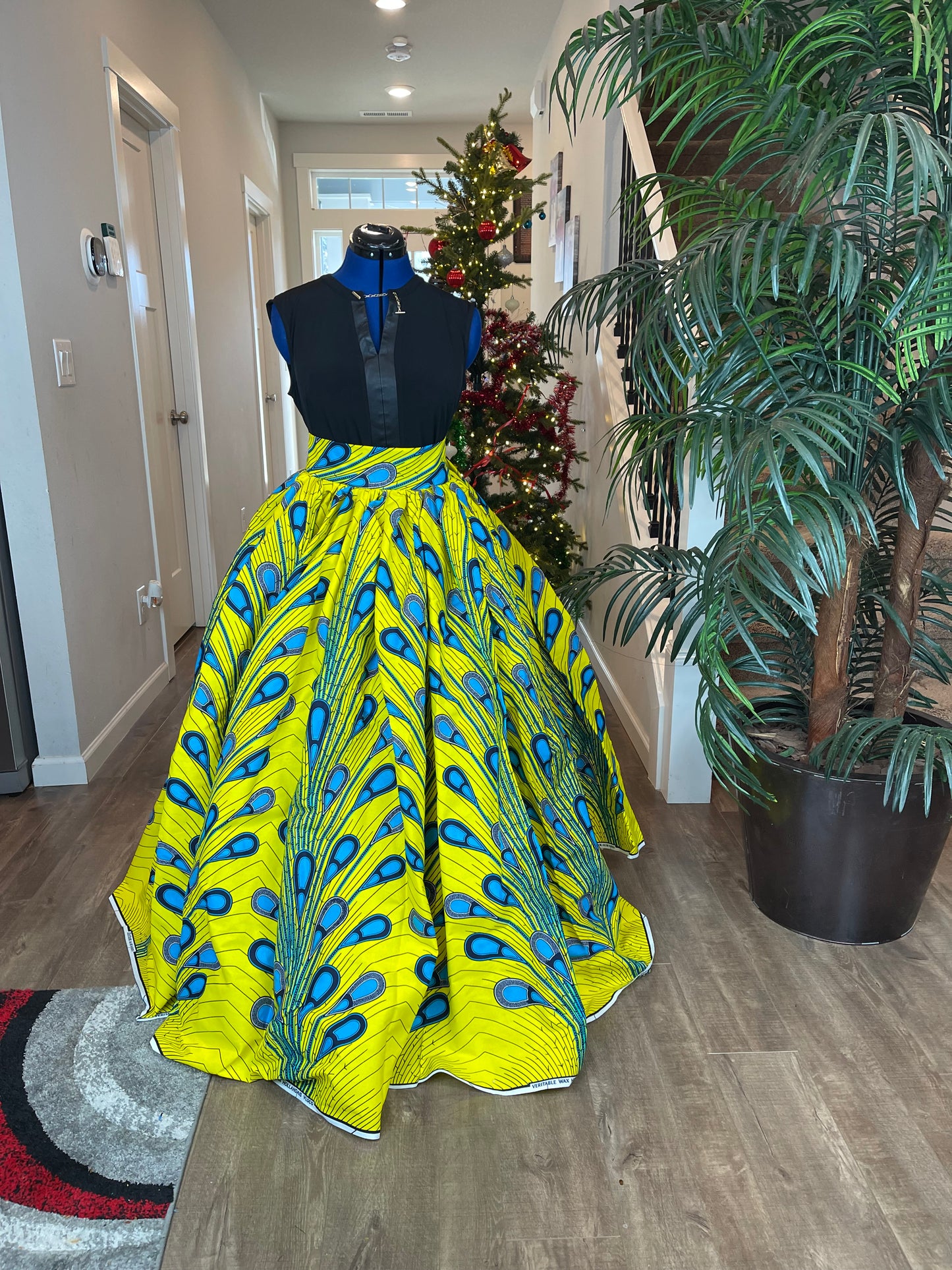 African Skirt/Ankara Skirt/African Clothing/VA31