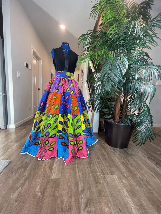 African Skirt/Ankara Skirt/African Clothing For Women/Plus Size Skirt