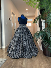 White and Black African Skirt/African Clothing For Women/Ankara Skirt.QT16
