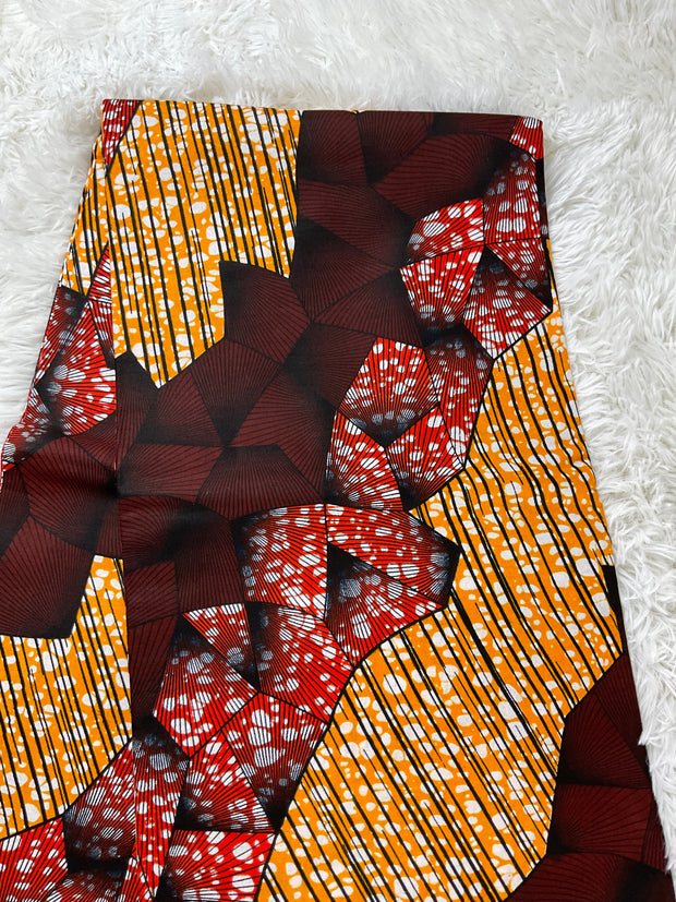 African wax/Ankara fabric/African fabric/ Danshiki/Danshiki fabric/African print/Ankara fabric for dress/ African textile for crafts/African print for sewing/KM64