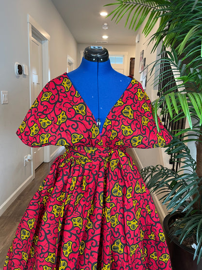 African Dress/Ankara Infinity Maxi Dress/African Clothing
