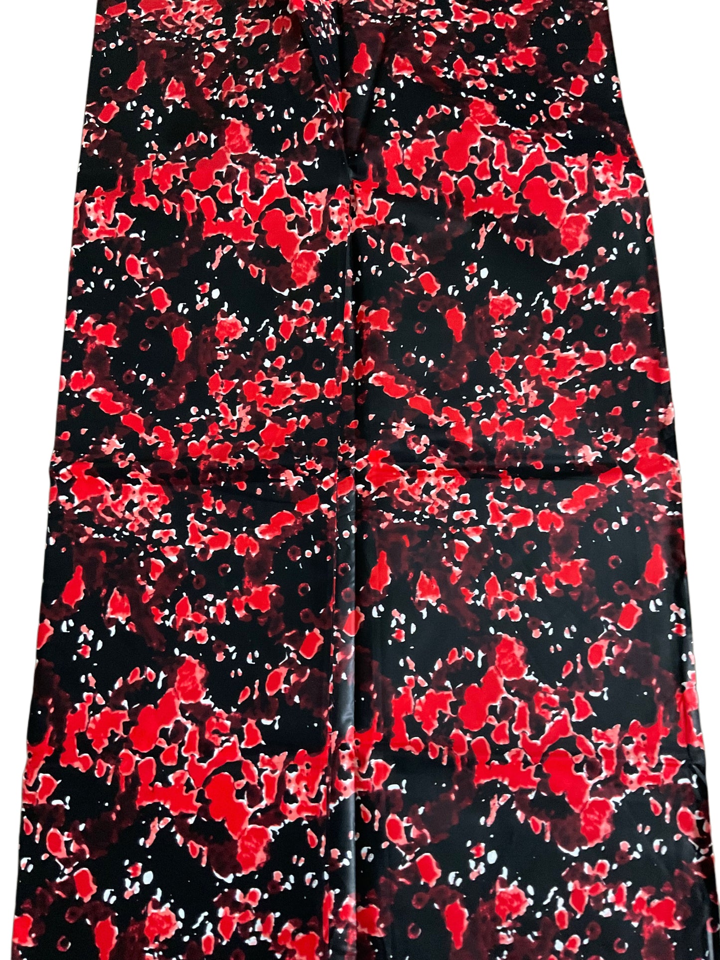 African fabric/Ankara fabric/ Danshiki/African Clothing/African Print/Black and Red/AK07