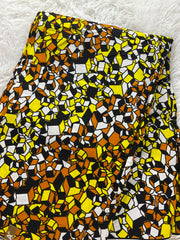 Multicolor African Fabric/African prints/ Ankara fabric/ African fabric per yard/ African fabric for crafts/ African fabri/DK17a