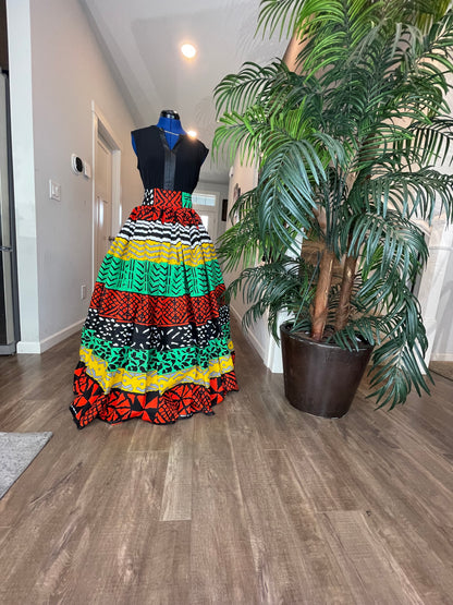 African Skirt/Ankara Skirt/African Clothing For Women/Plus Size Skirt