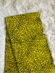 African fabric Ankara fabric/African wax print/Yellow and Black Fabric/African fabric by the yard/African fabric store/African fabric near me/African fabric wholesale/African fabric Designs