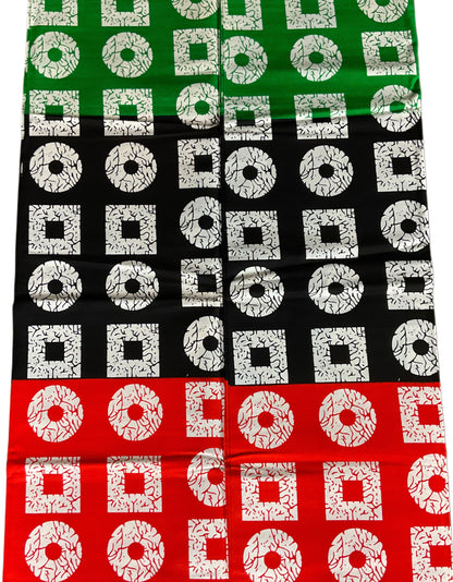 African fabric/Ankara fabric/ Danshiki/Danshiki fabric/African print/Ankara fabric for dress/ African textile for crafts/African Print/KQ57/Black Orange Green African Fabrics