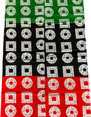 African fabric/Ankara fabric/ Danshiki/Danshiki fabric/African print/Ankara fabric for dress/ African textile for crafts/African Print/KM57/Black Orange Green African Fabrics