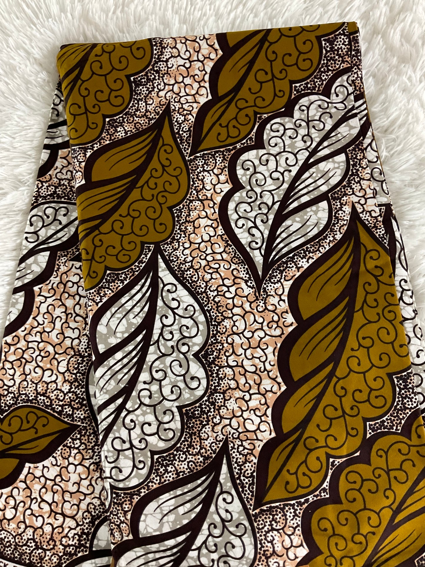 African fabric Ankara fabric/African print fabric/KM17/Brown Fabric/African fabric by the yard/African fabric pattern/African fabric design/African fabric store near me