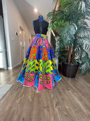 African Skirt/Ankara Skirt/African Clothing For Women/Plus Size Skirt
