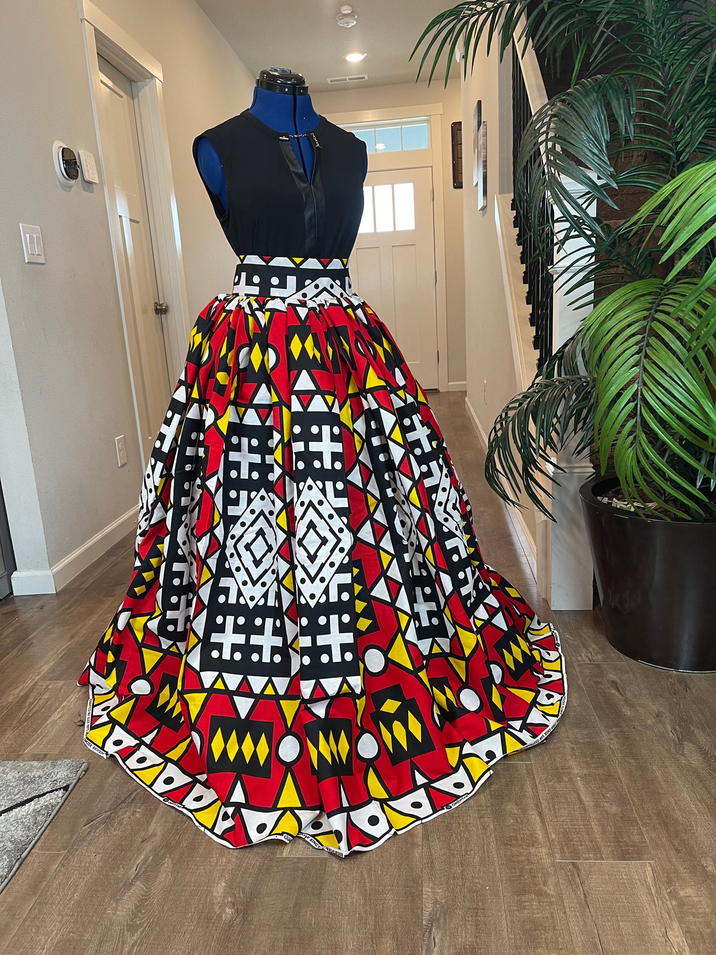 African Skirt/Ankara Skirt/Boho Skirt/VA10