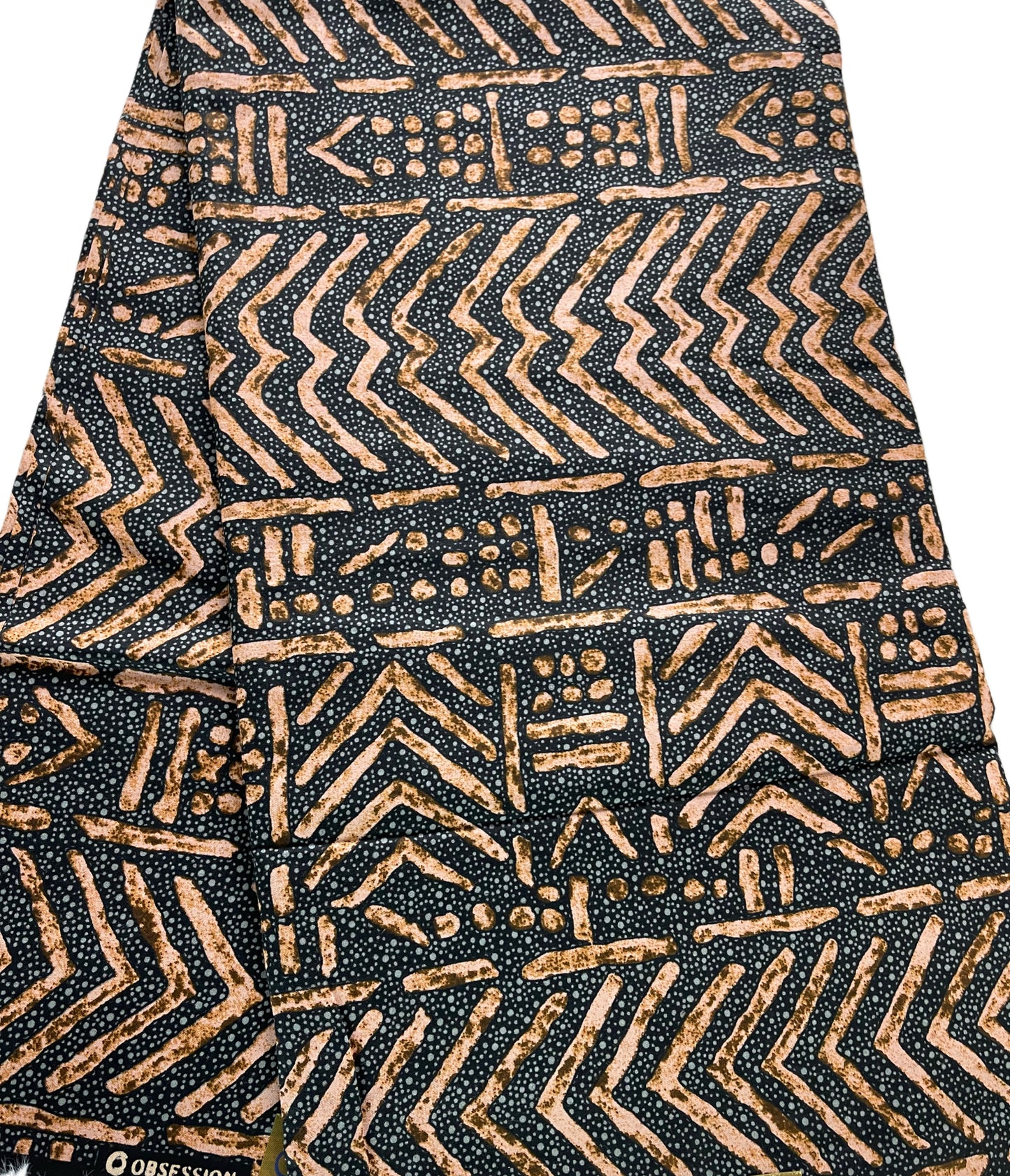 African Fabric/Ankara By The Yard/Tribal Print/KM10