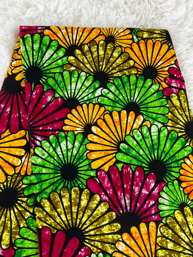 African wax/Ankara fabric/fabric/ Danshiki/Danshiki fabric/African print/Ankara fabric for dress/ African textile for crafts/African print for sewing/KM31A