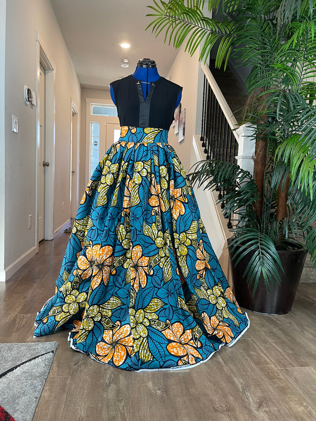 African Skirt/Ankara Skirt/African Clothing For Women/Plus Size Skirt