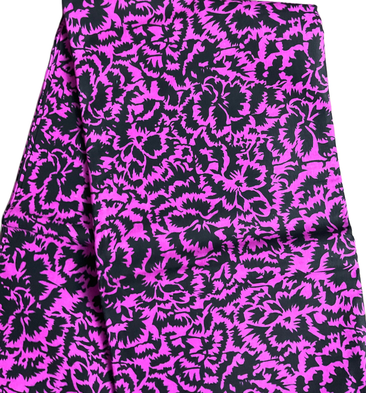 African fabric/Ankara fabric/African print/African Clothings/AK04/African fabric by the yard/Pink and Black