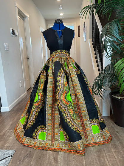 African Skirt/Ankara Skirt/African Clothings/VA13