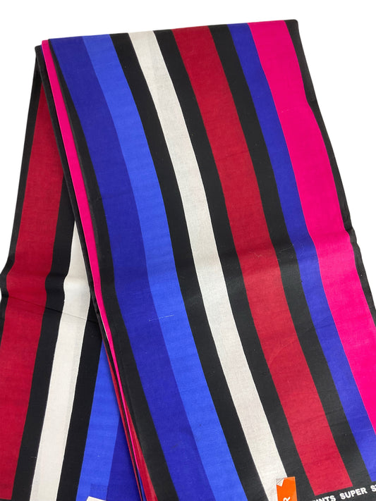 Blue and White African fabric/Ankara fabric//Danshiki fabric/African print/KM10