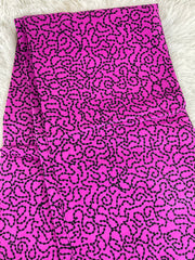 Pink and Black African Fabric/African prints/ Ankara fabric/ African fabric per yard/ African fabric for crafts/ African fabri/FG47/ Maxi skirt