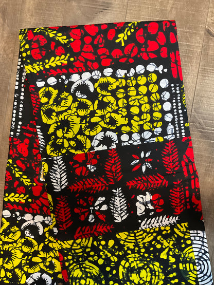 African fabric/Ankara fabric/ Danshiki/Danshiki fabric/African print/African wax/KM106