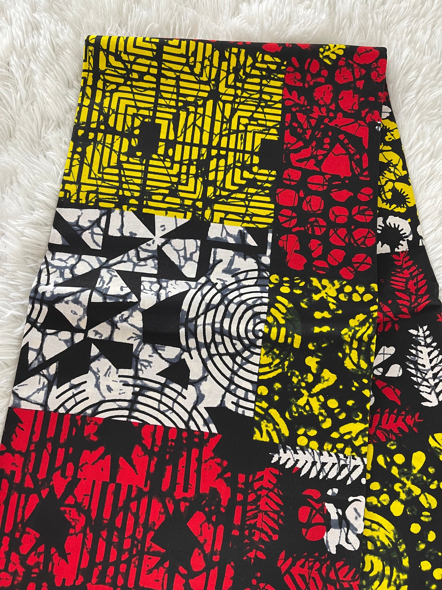 African Fabric/African prints/ Ankara fabric/ African wax/Hollandais/Multicolor African fabric/ African fabric 6 yards/MK128