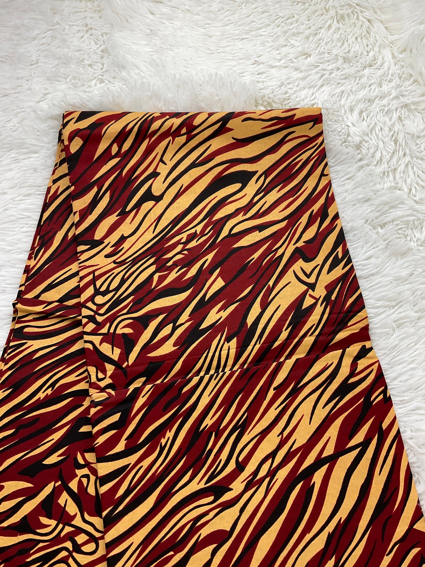 Ankara fabric/African fabric/Ankara fabric/Danshiki fabric/African print/Ankara fabric for dress/ African textile for crafts/Wine and Cream African Fabric/KQ02
