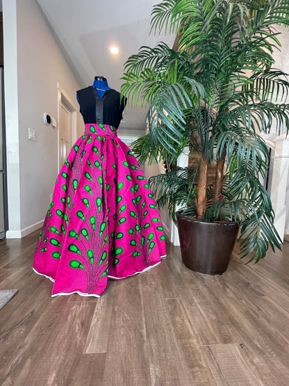 African Skirt/Ankara Skirt/African Clothing For Women/Plus Size Skirt