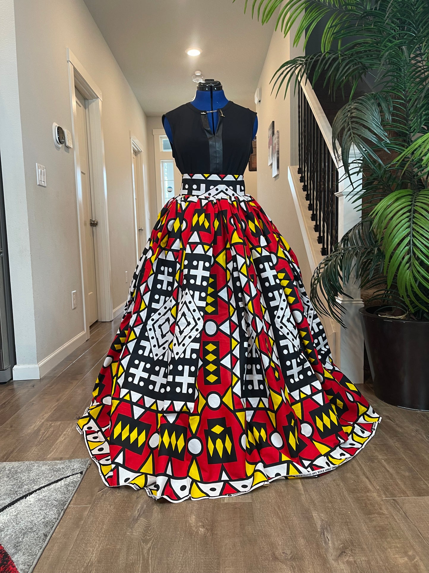 African Skirt/Ankara Skirt/Boho Skirt/VA10