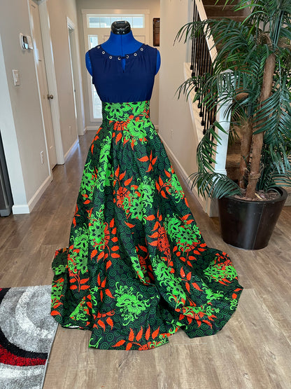 African Skirt/Ankara Skirt/Boho Skirt/VA25