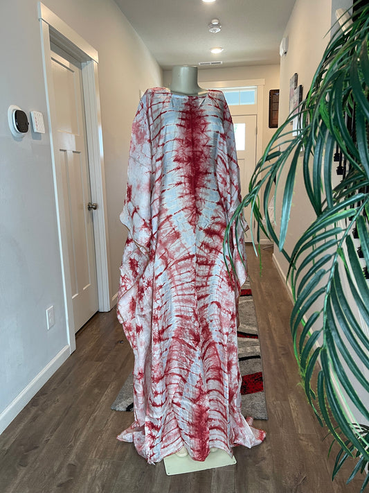 African Silk Kaftan /Plus Size Dress/Resort Dress/African Clothing/