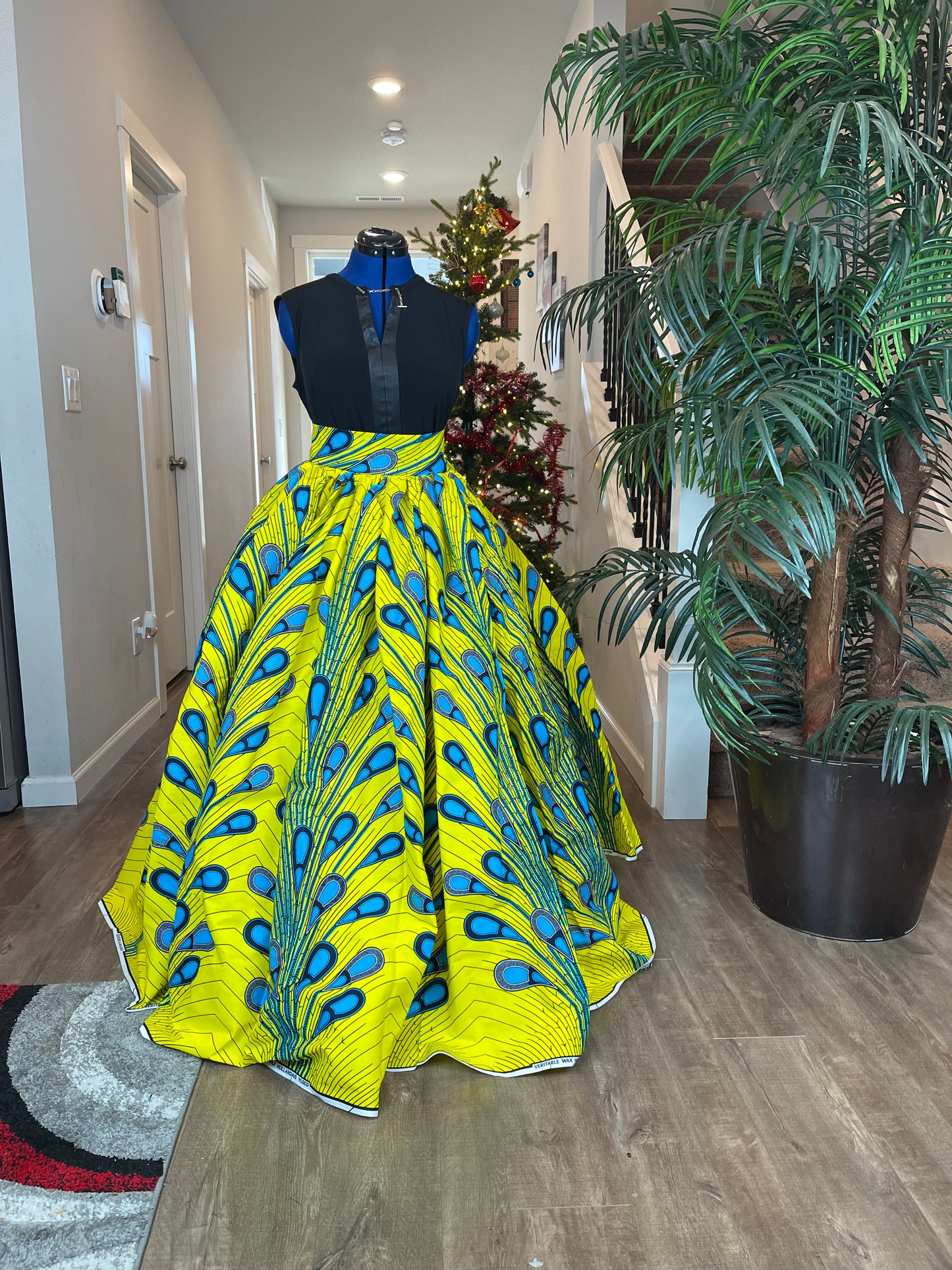 African Skirt/Ankara Skirt/African Clothing/VA31
