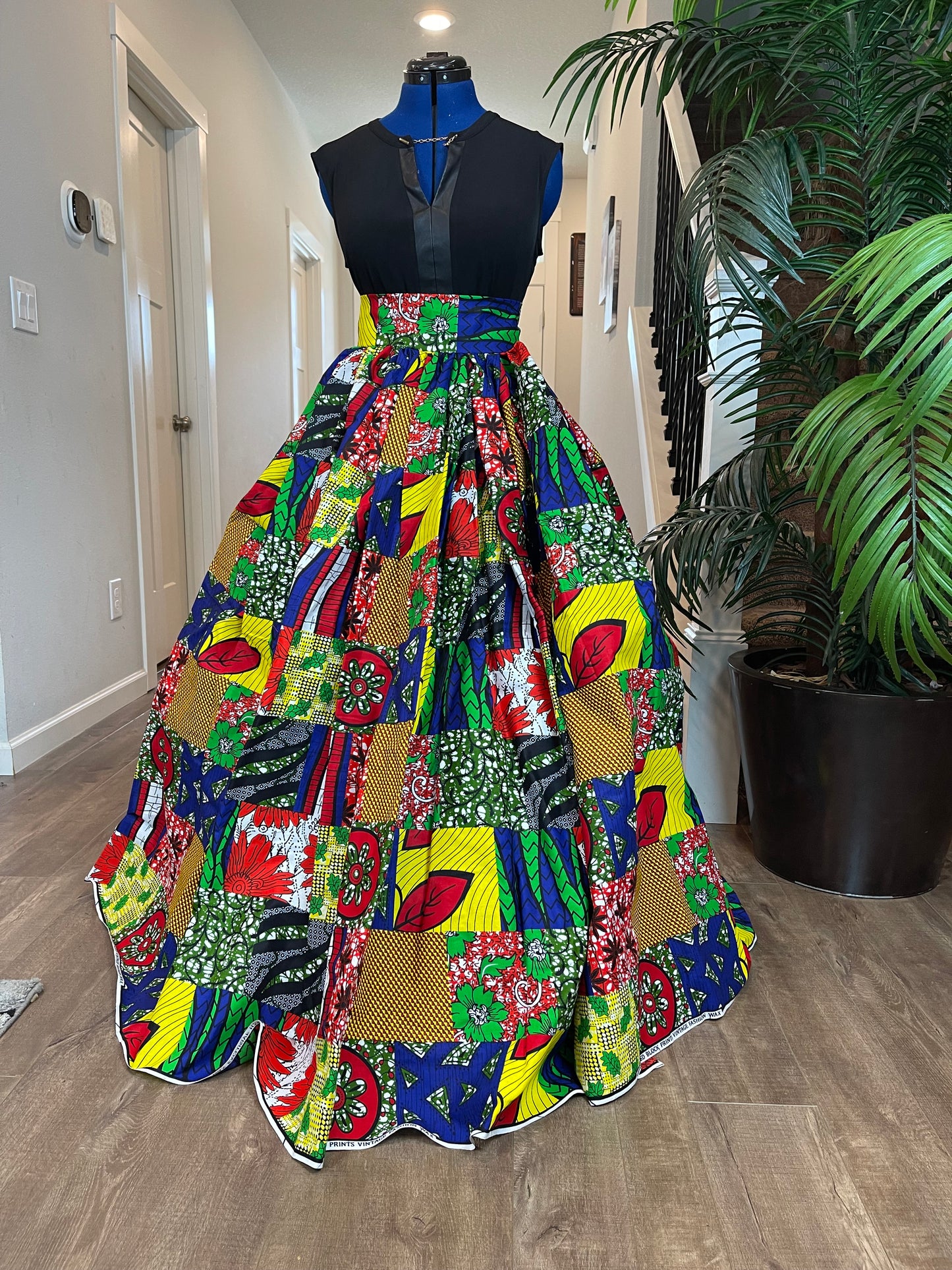 African Women Skirt/Ankara Skirt/Plus Size Skirt/VA11