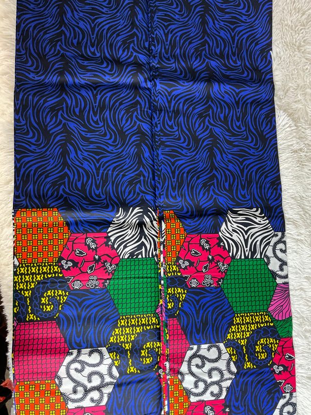 African Fabric/Ankara Fabric/African Prints/Danshiki Fabric/Kente/Mudcloths/Blue African Fabr