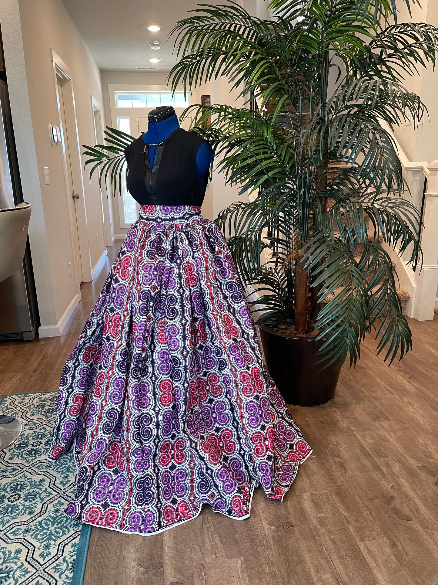 African Skirt/Ankara Skirt/Boho skirt/VA20