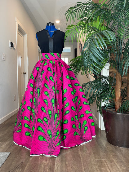 African Skirt/Ankara Skirt/African Clothing For Women/Plus Size Skirt